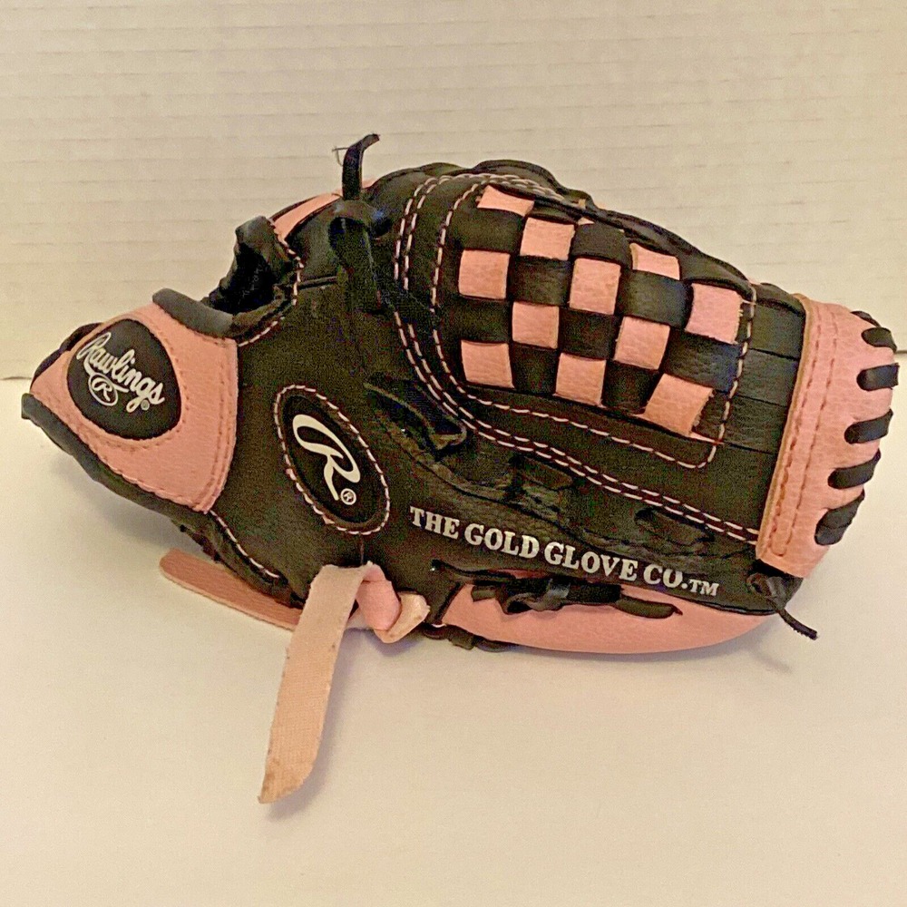 Pink Rawlings 9 Inch Players Series Baseball Softball Glove PL90PB Girls